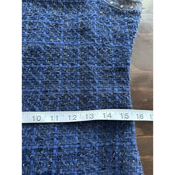 Desigual Achilles Denim and Tweed blue Patchwork Sheath Dress Size 38 - Picture 9 of 12